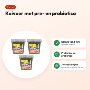 Utopia koivoer 6 mm met probiotica 1 kg – multipack 3 stuks – voordelen