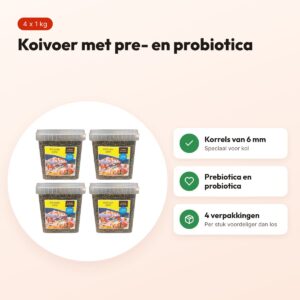 Utopia koivoer 6 mm met probiotica 1 kg – multipack 4 stuks – voordelen
