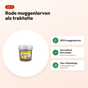 Utopia rode muggenlarven visvoer 150 ml – voordelen