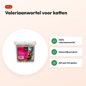 Utopia valeriaanwortel kat 50 g – natuurlijk kruid – voordelen