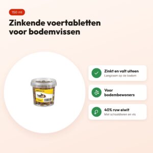 Utopia voertabletten visvoer 150 ml – zinkend, voor bodemvissen – voordelen