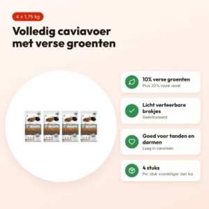 Versele-Laga Cavia Complete caviavoer 1,75 kg – multipack 4 stuks – voordelen