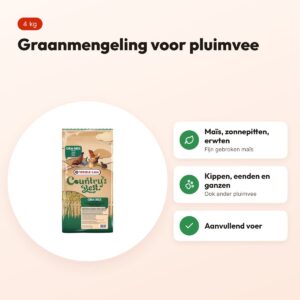 Versele-Laga Gra-Mix Ardeens graan 4 kg – graanmengeling voor pluimvee – voordelen
