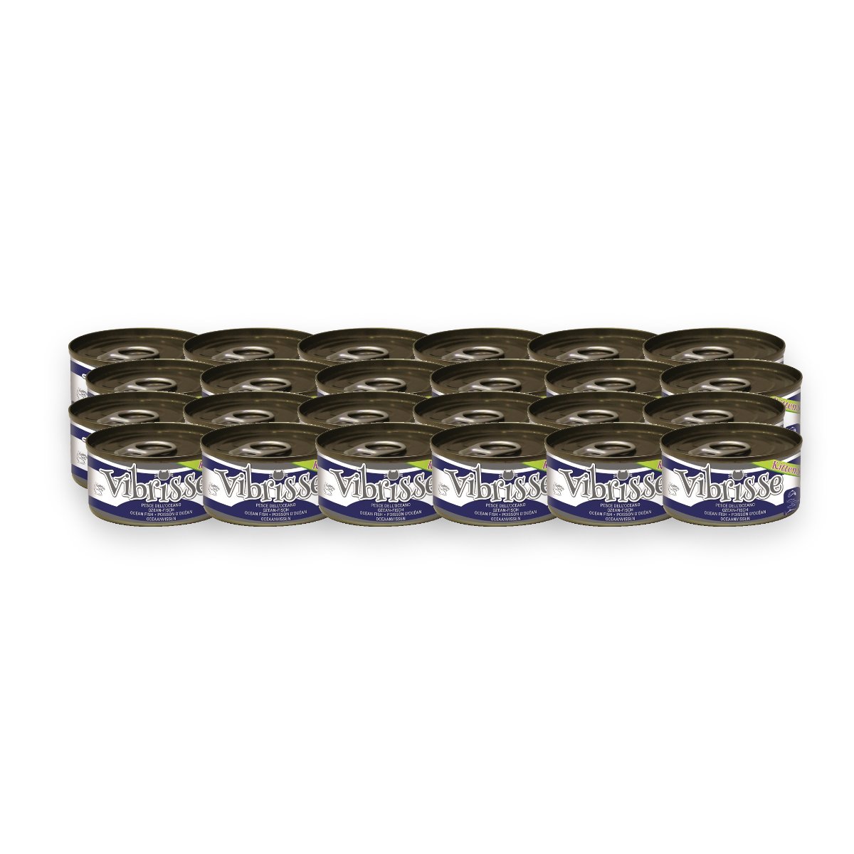 Vibrisse Kittens natvoer oceaanvis 24 x 70 g – aanvullend
