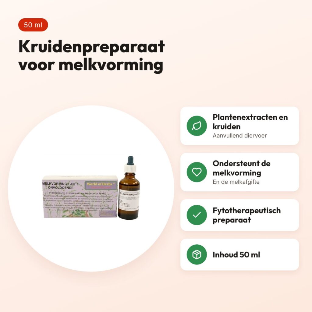 World of Herbs fytotherapie melkvorming 50 ml – kruidenpreparaat – voordelen