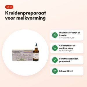 World of Herbs fytotherapie melkvorming 50 ml – kruidenpreparaat – voordelen