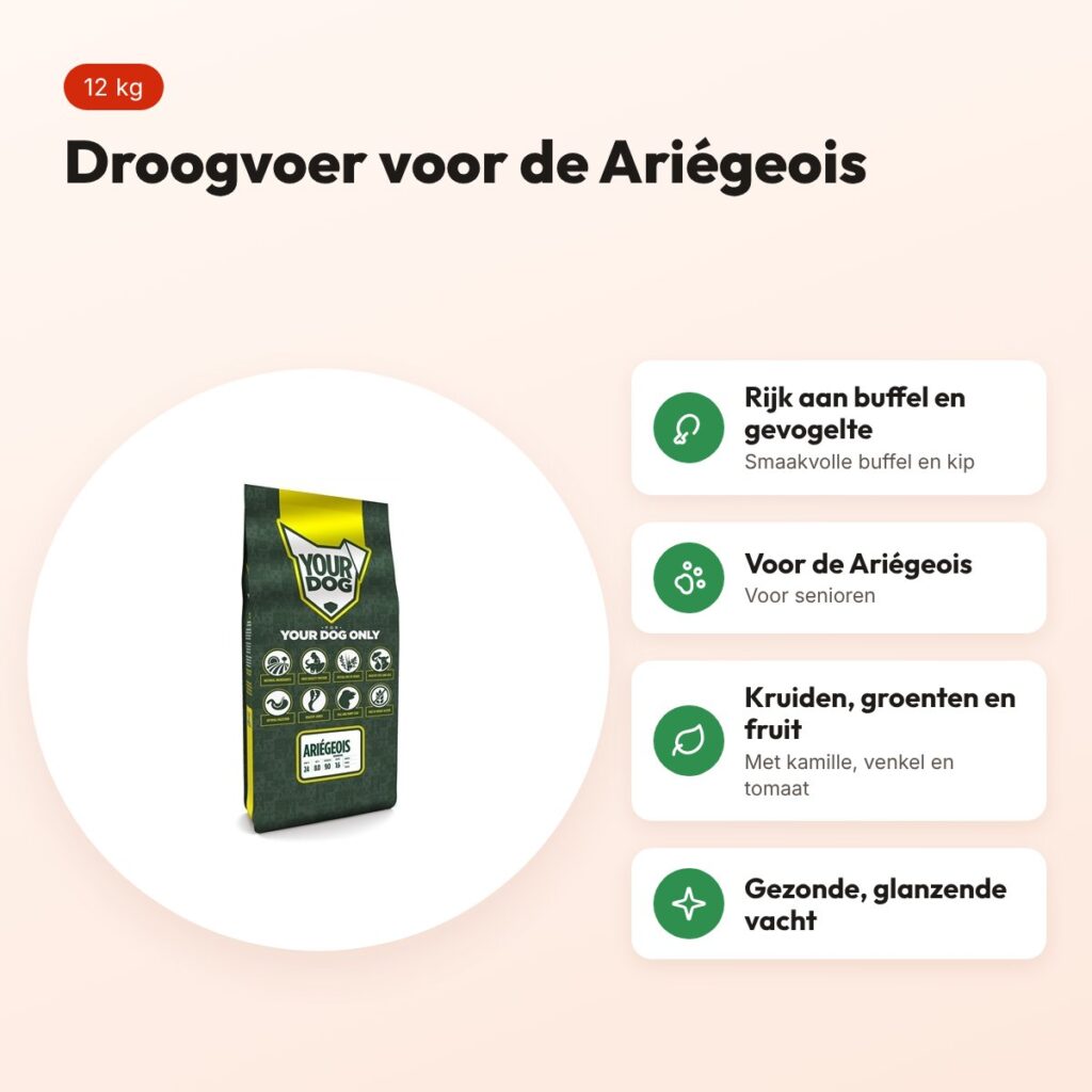 Yourdog hondenvoer Ariégeois Senior 12 kg – buffel en gevogelte – voordelen