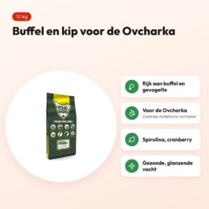 Yourdog hondenvoer Centraal-Aziatische Ovcharka 12 kg – buffel en kip – voordelen