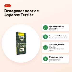 Yourdog hondenvoer Japanse Terriër Senior 12 kg – buffel en gevogelte – voordelen