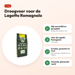 Yourdog hondenvoer Lagotto Romagnolo Pup 12 kg – buffel en gevogelte – voordelen