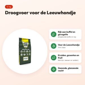 Yourdog hondenvoer Leeuwhondje Pup 12 kg – buffel en gevogelte – voordelen