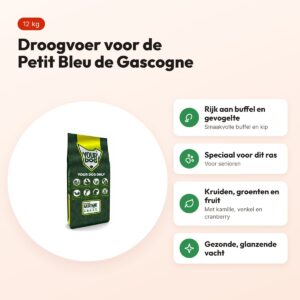 Yourdog hondenvoer Petit Bleu de Gascogne Senior 12 kg – voordelen
