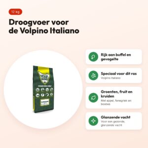 Yourdog hondenvoer Volpino Italiano 12 kg – buffel en gevogelte – voordelen