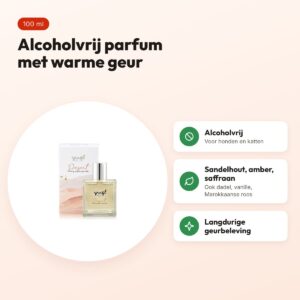 Yuup Desert parfum 100 ml – alcoholvrij, voor honden en katten – voordelen