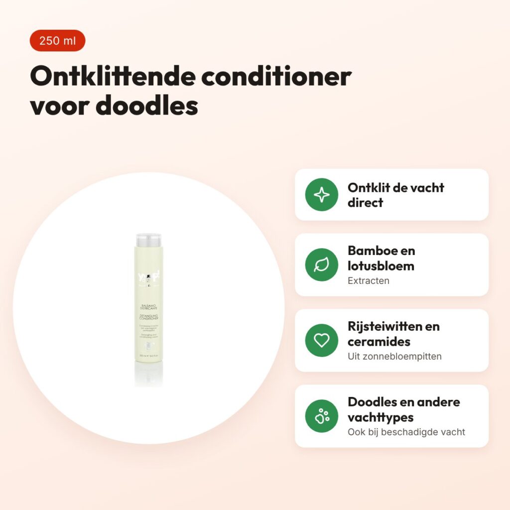 Yuup! Detangling conditioner 250 ml – voor doodles en geklitte vacht – voordelen