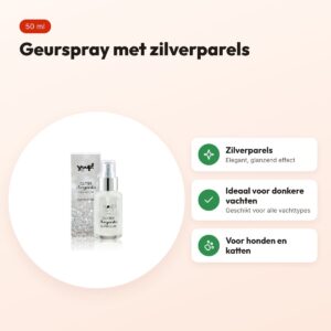 Yuup Glitter Silver parfum 50 ml – geurspray met zilverparels – voordelen