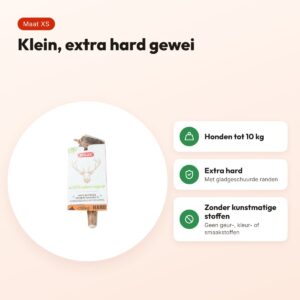 Zolux hertengewei Heel Hard maat XS – voor honden tot 10 kg – voordelen