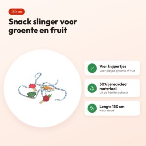 Zolux Neolife snack slinger cavia blauw 150 cm – voor groente en fruit – voordelen