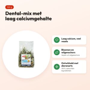 Zolux Nutrimeal Mix Dental 100 g – knaagdieren – voordelen
