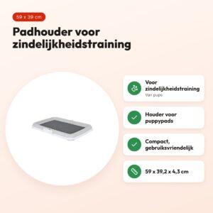Zolux puppy padhouder 59 x 39 cm – kunststof, voor zindelijkheidstraining – voordelen