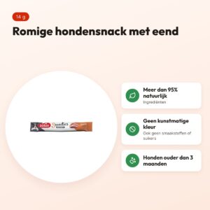 Zolux Sweeties Expert Creamy Stick eend 14 g – romige hondensnack – voordelen