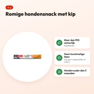 Zolux Sweeties Expert Creamy Stick kip 14 g – romige hondensnack – voordelen